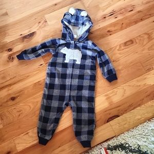 Bear Plaid Onesie